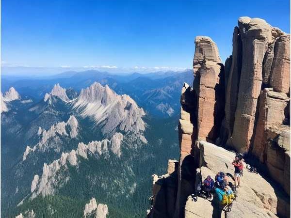 华山奇峰之旅，绝壁登临，异景尽收眼底
