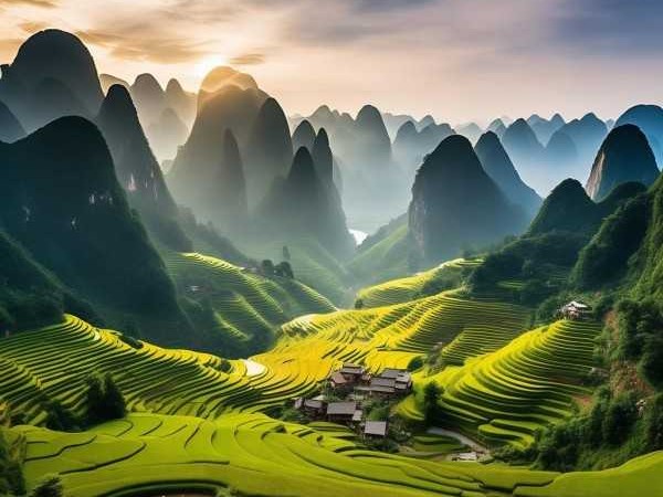 广西秘境探幽，壮丽风光与魅力景区之旅