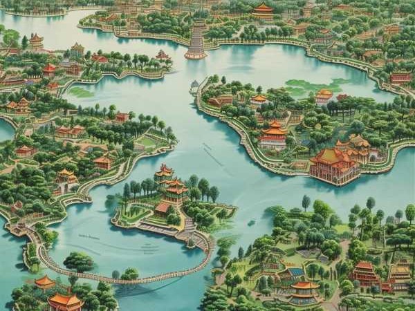 漫步历史长河，杭州西湖之旅路线图揭秘